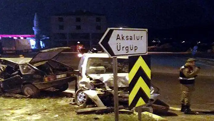 Kayseri'de kaza: 1 ölü, 3 yaralı  