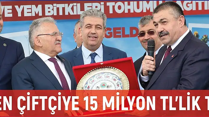 Büyükşehir'den çiftçiye 15 milyon TL'lik tohum desteği