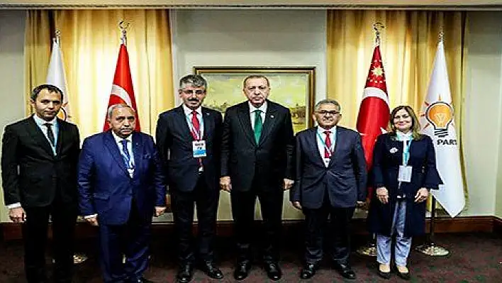 BAŞKAN BÜYÜKKILIÇ, CUMHURBAŞKANI ERDOĞAN İLE GÖRÜŞTÜ