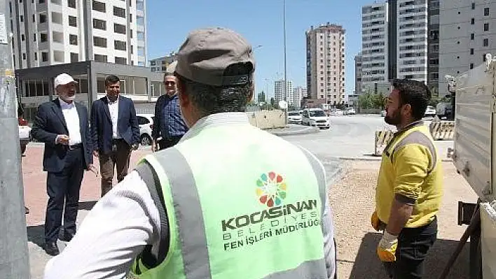 Kocasinan'da 32 noktada yenileme ve asfalt çalışması