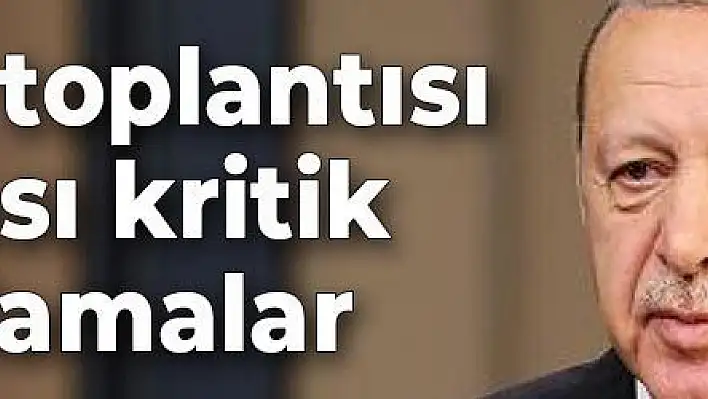 Erdoğan'dan kritik toplantı sonrası önemli açıklamalar