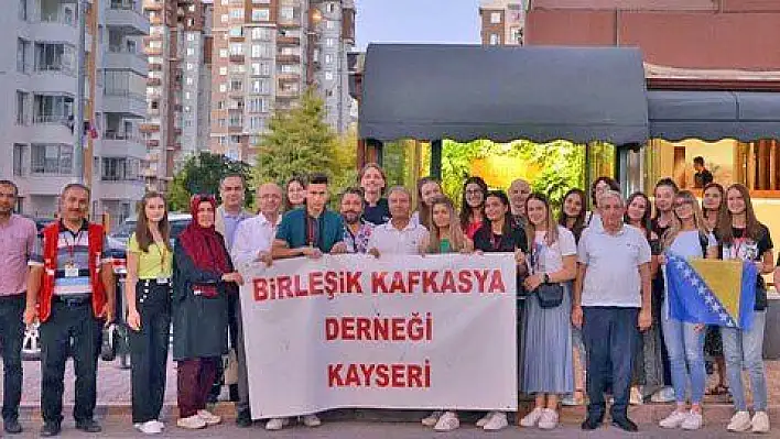 Bosnalı öğrenciler Çerkes yemekleri ile tanıştı