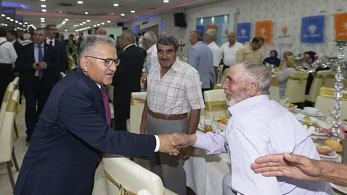 Başkan Büyükkılıç, Tomarza 'dan sonra Talas 'ta