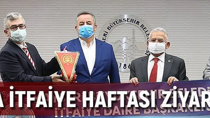 Büyükkılıç'a İtfaiye Haftası ziyareti