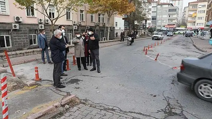 Çolakbayrakdar, otopark ve çevre düzenleme çalışmalarını inceledi