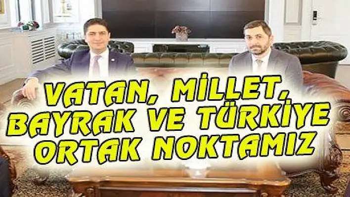 VATAN, MİLLET, BAYRAK VE TÜRKİYE ORTAK NOKTAMIZ