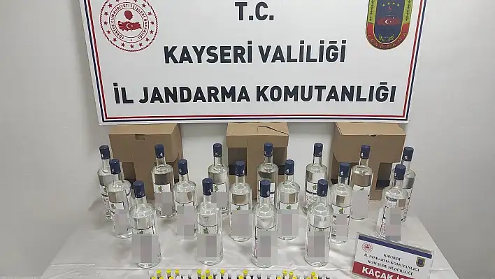 17 litre kaçak alkol yakalandı