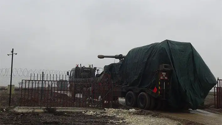 Suriye sınırına obüs desteği