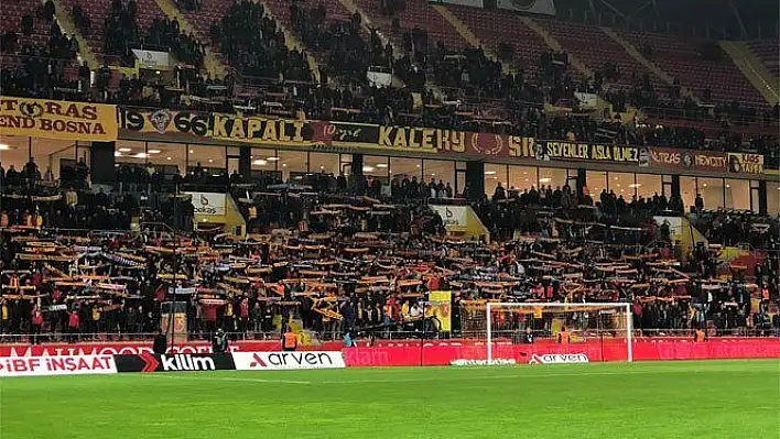 Kayserispor 85 bin taraftara oynadı