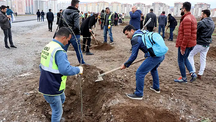 Fidanlar Afrin ve El Bab şehitleri için dikildi