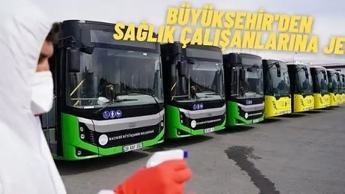 Büyükşehir'den sağlık çalışanlarına jest