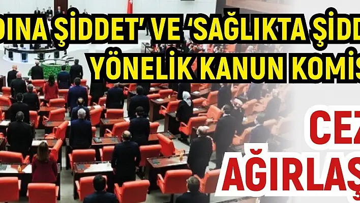 Kadına ve sağlık çalışanlarına şiddette cezalar ağırlaştırılacak