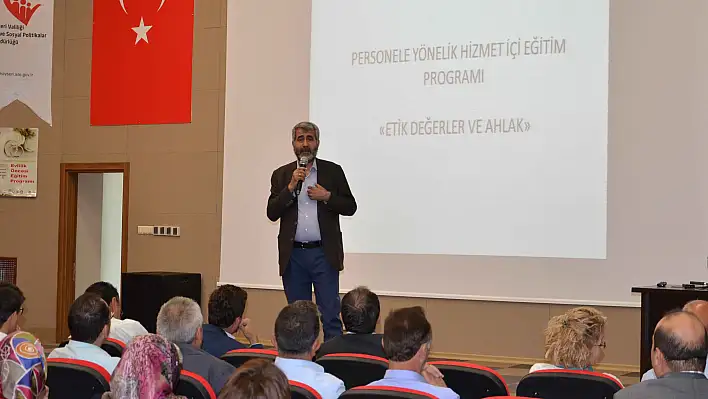 ASP Kayseri İl Müdürlüğünde etik ve ahlak konferansı