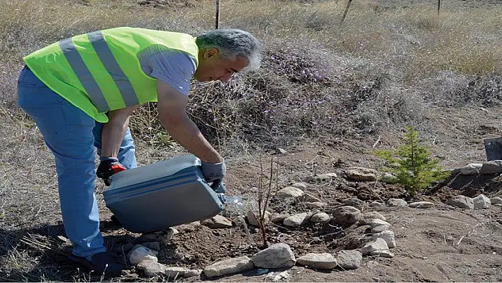 Kayseri Sağlık Müdürlüğü Hatıra Ormanına sahip çıkıyor