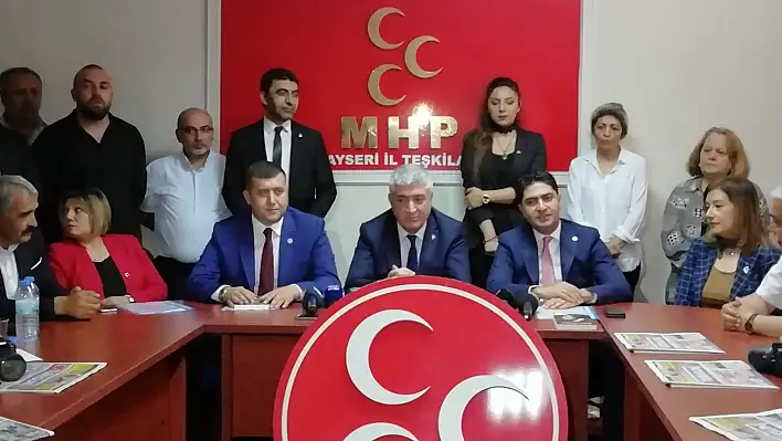 MHP'den ortak basın toplantısı...