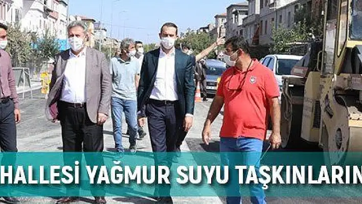 Danışmend Gazi Mahallesi yağmur suyu taşkınlarından kurtuldu