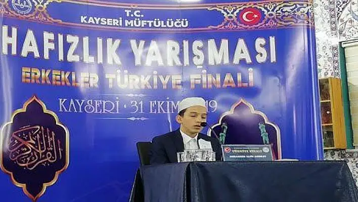 'Türkiye Erkekler Hafızlık Yarışması' finali Kayseri'de Başladı