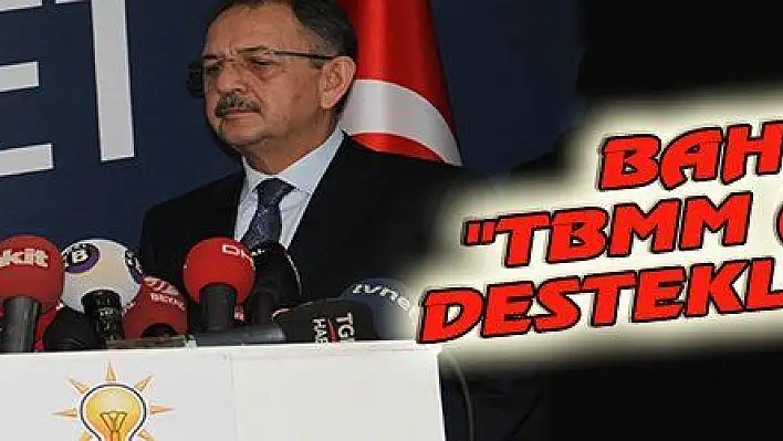 BAHÇELİ: 'TBMM ADAYINI DESTEKLEYECEĞİZ'