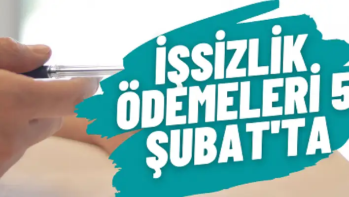 Ocak ayı işsizlik ödemeleri 5 Şubat'ta 