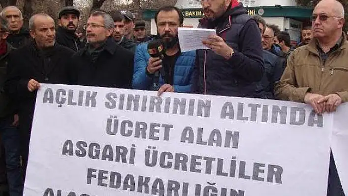 OHAL ve asgari ücreti protesto ettiler