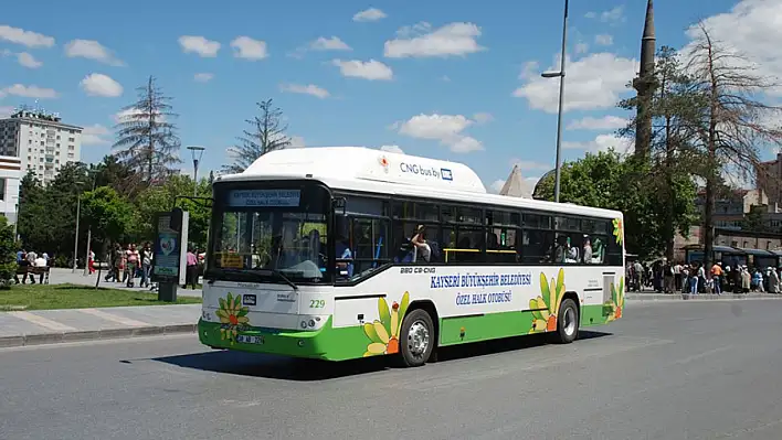 Kayseri Halk Otobüsünde Dikkat Çeken Görüntüler