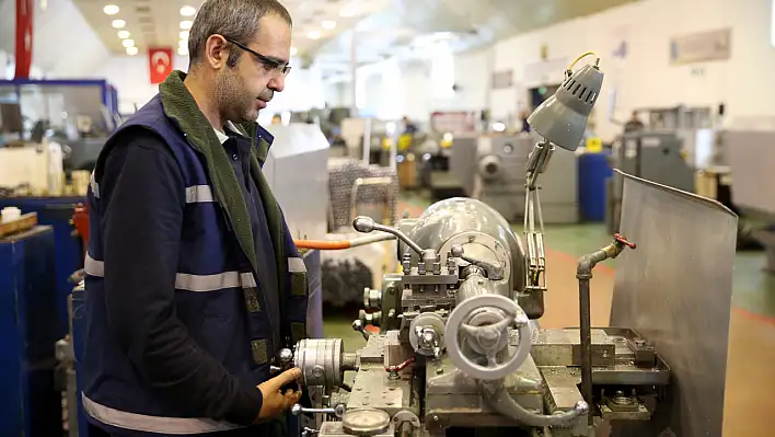 Kayseri Hava Bakım Fabrikasında ihtiyaçlar yerli üretimle karşılanıyor