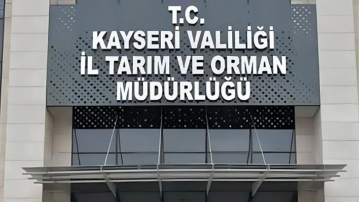 Kayseri İl Tarım ve Orman Müdürlüğü'nden üreticilere davet!