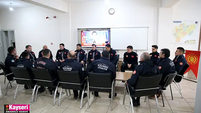 Kayseri İtfaiyesi depremde büyük iş çıkardı