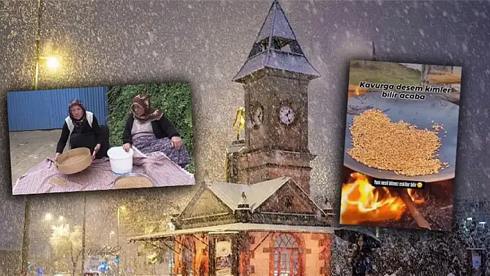 Kayseri kışı böyle atlattı - Meşhur yiyecek vatandaşa yaradı!