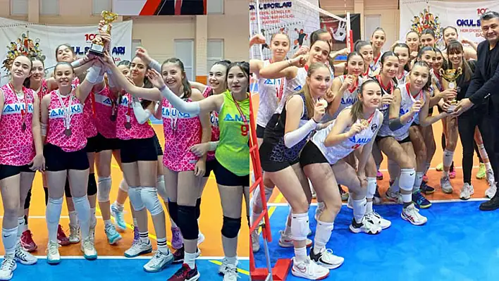 Kayseri Küçük Kızlar Voleybol Ligi final maçı tamamlandı