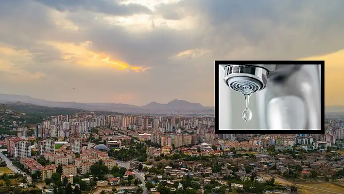 Kayseri'nin bir mahallesinde 5 saat sular kesilecek!