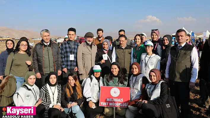 Kayseri'nin Denizi Kuşçu'da, ağaç dikme etkinliği gerçekleştirildi