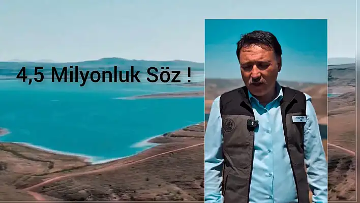 Kayseri'nin denizi yeşile bürünüyor: Vali Çiçek'ten 4,5 milyonluk söz!