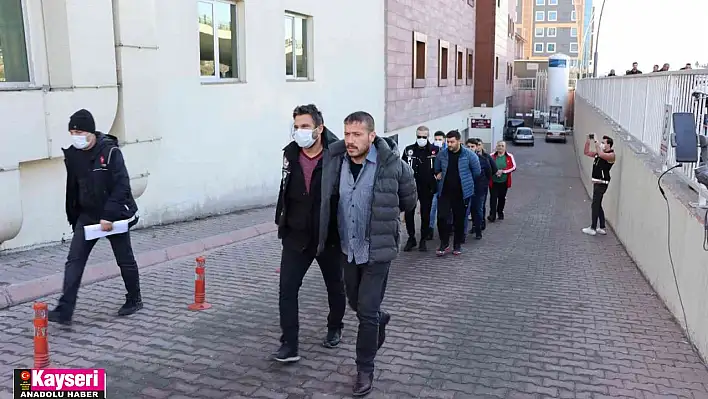 Kayseri'nin en büyük 'sıvı uyuşturucu' operasyonunda 3 kişide adliyede