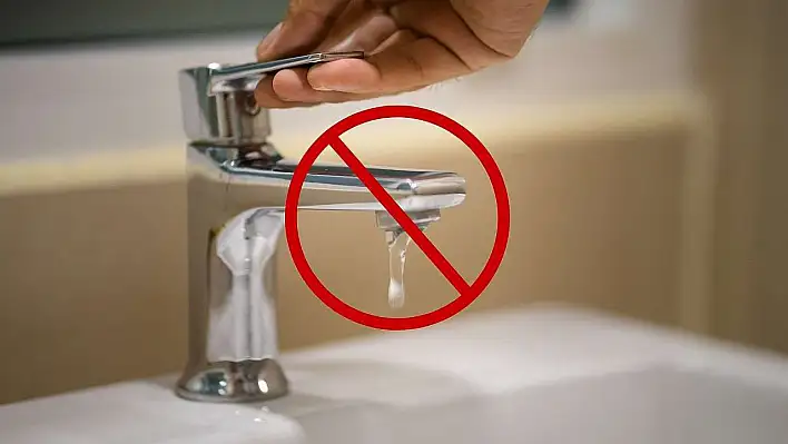 Kayseri'nin iki mahallesi güne su kesintisi ile başlayacak!