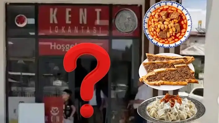 Kayseri'nin o ilçesinde 4 çeşit yemek sadece 50 TL!