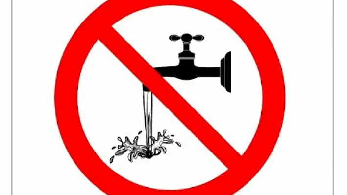 Kayseri'nin uzak ilçesinden su kullanımı için uyarı yapıldı