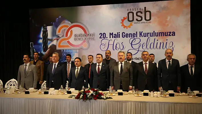 Kayseri OSB 20. Mali Genel Kurulu yapıldı