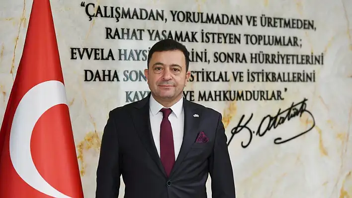 Kayseri OSB Başkanı Mehmet Yalçın'dan 10 Ocak Çalışan Gazeteciler Günü mesajı