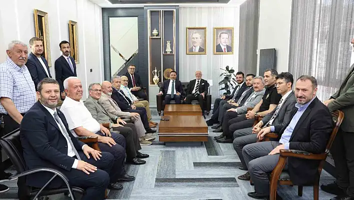 Kayseri protokolü Hacılar'da bir araya geldi...