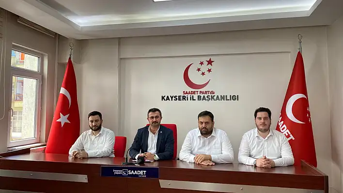 Kayseri Saadet Partisi'nden zam tepkisi!