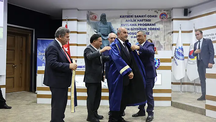 Kayseri Sanayi Odası'ndan anlamlı tören: 'Yılın Ahisi' Ali Rıza Güldüoğlu oldu!