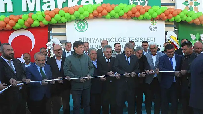 Kayseri Şeker'den Bünyan'da çifte açılış