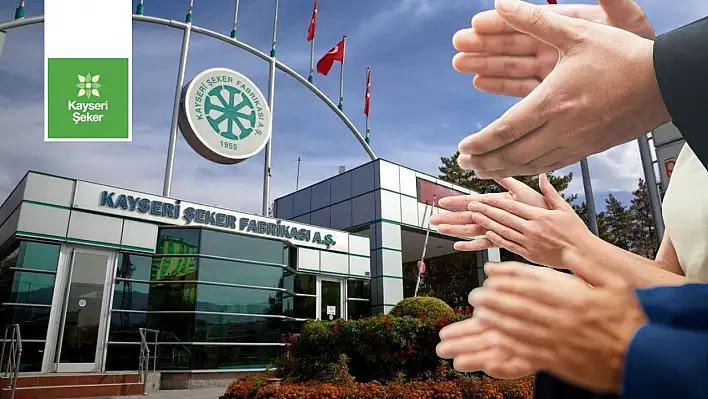 Kayseri Şeker'den tarihi başarı: Türkiye'de bir ilk!