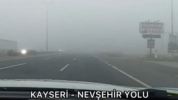 Kayseri sisli havaya uyandı: Emniyetten yol durumuna ilişkin açıklama!
