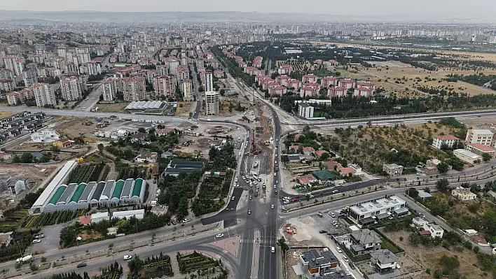 Kayseri trafiğine nefes aldıracak projede sona yaklaşılıyor!