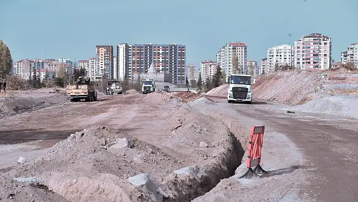 Kayseri trafiğine nefes aldıracak 800 metrelik yeni yol