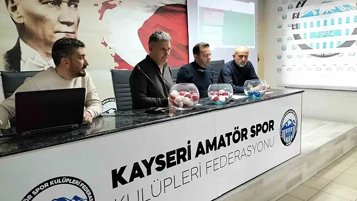 Kayseri U-17 Ligi'nde Eşleşmeler Yapıldı