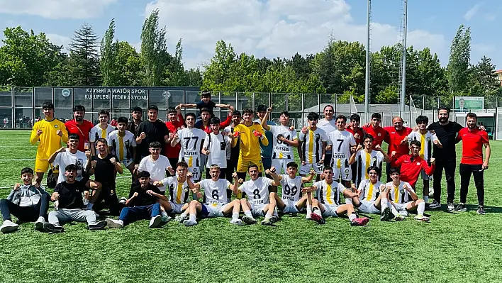 Kayseri U17 Ligi'nde 2 şampiyon çıktı! - Kayseri'yi temsil edecekler