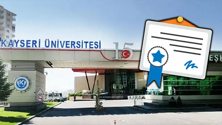 Kayseri Üniversitesi duyurdu - Toplam 8 program: 'Hayırlı olsun'